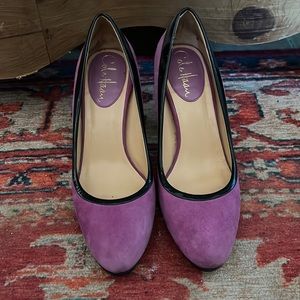 Cole Haan, Purple Pump, Leather